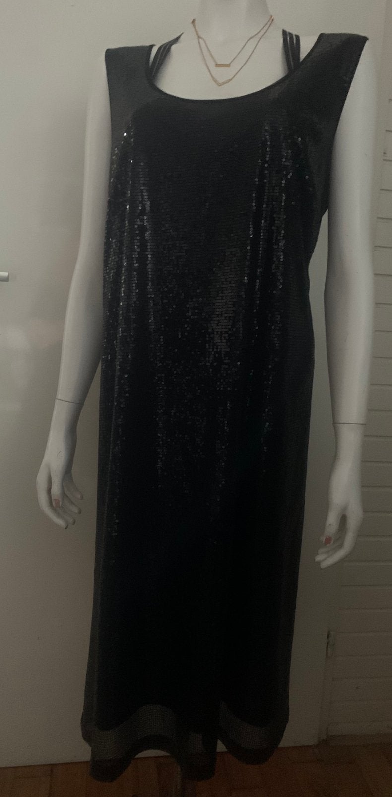 Marina Rinaldi persona cocktail jurk zwart nieuw 44 46, Zwart, Maat 46/48 (XL) of groter, Nieuw, Ophalen of Verzenden