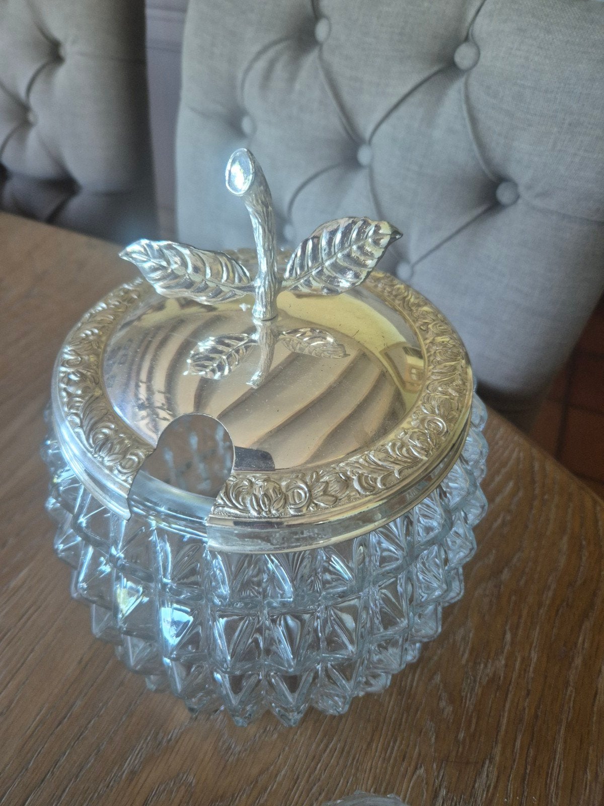 vintage appel punch bowl midcentury, Antiek en Kunst, Ophalen of Verzenden