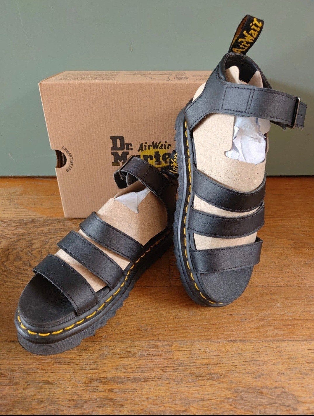 Dr. Martens sandalen maat 38, Zwart, Nieuw, Dr. Martens, Sandalen of Muiltjes