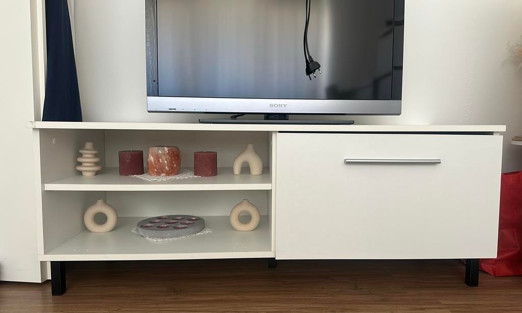 Tv meubel ( zonder tv, Ophalen, Zo goed als nieuw, 25 tot 50 cm, 100 tot 150 cm