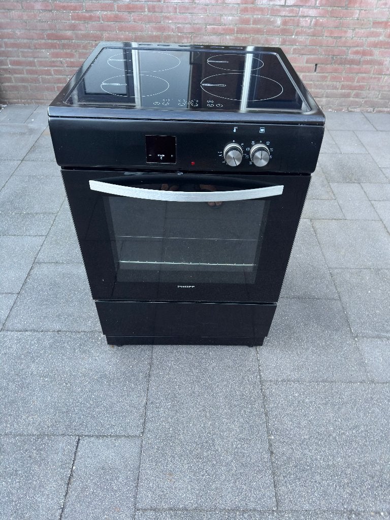 PROFF Inductie fornuis met oven – Zwart – Inclusief Perilex, Witgoed en Apparatuur, Fornuizen, Ophalen, Gebruikt, Warmhoudplaat