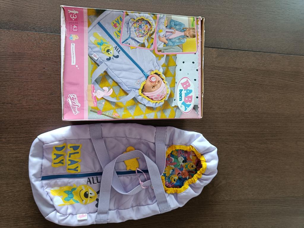 Baby Born draagzak/slaapzak voor pop Als NIEUW!, Ophalen of Verzenden, Zo goed als nieuw, Babypop