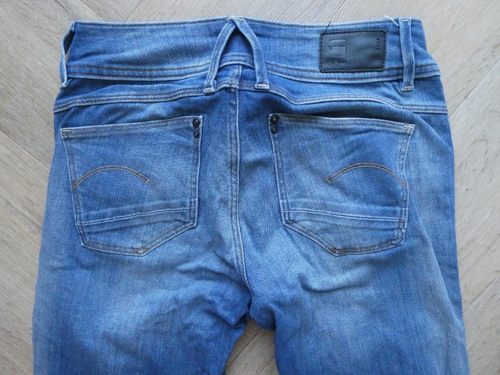 Mooie Gstar Lynn Mid Skinny wmn spijkerbroek maat 27-30, Gstar, Zo goed als nieuw, W27 (confectie 34) of kleiner, Verzenden