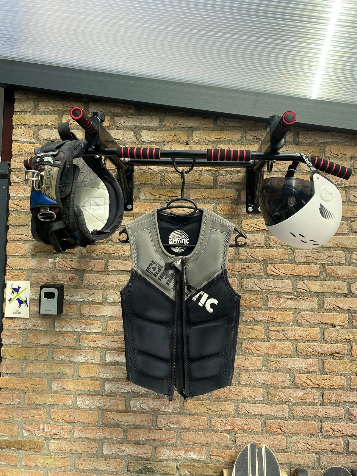 Gath helm met vizier/ kids trapeze/impactvest, Watersport en Boten, Ophalen of Verzenden, Gebruikt, Overige typen
