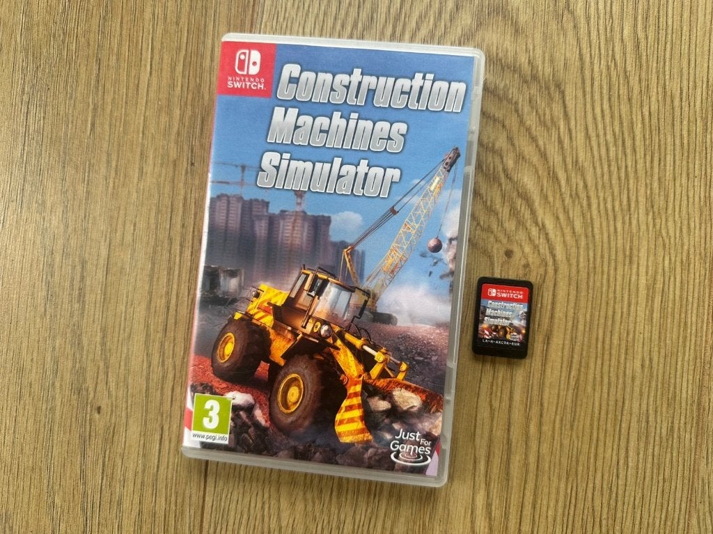 Construction Machines Simulator Nintendo Switch Nette Staat!, 1 speler, Ophalen of Verzenden, Zo goed als nieuw, Vanaf 3 jaar