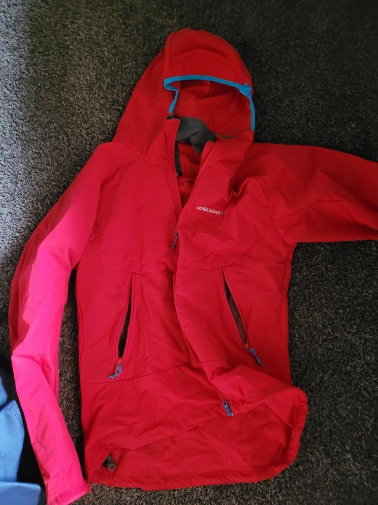 Didriksons jack maat L rood, Ophalen of Verzenden, Zo goed als nieuw, Maat 38/40 (M), Rood