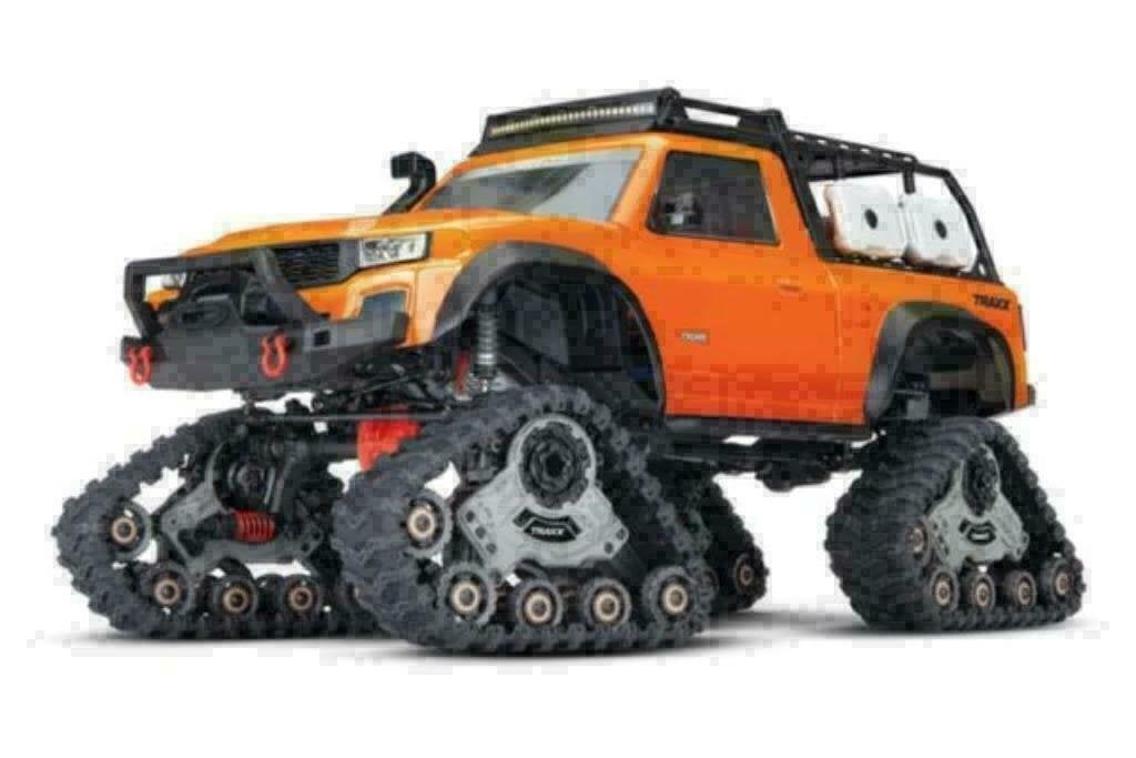 Traxxas TRX-4 Sport met rups banden nu met gratis set banden, Ophalen of Verzenden, Nieuw, Elektro, Auto offroad