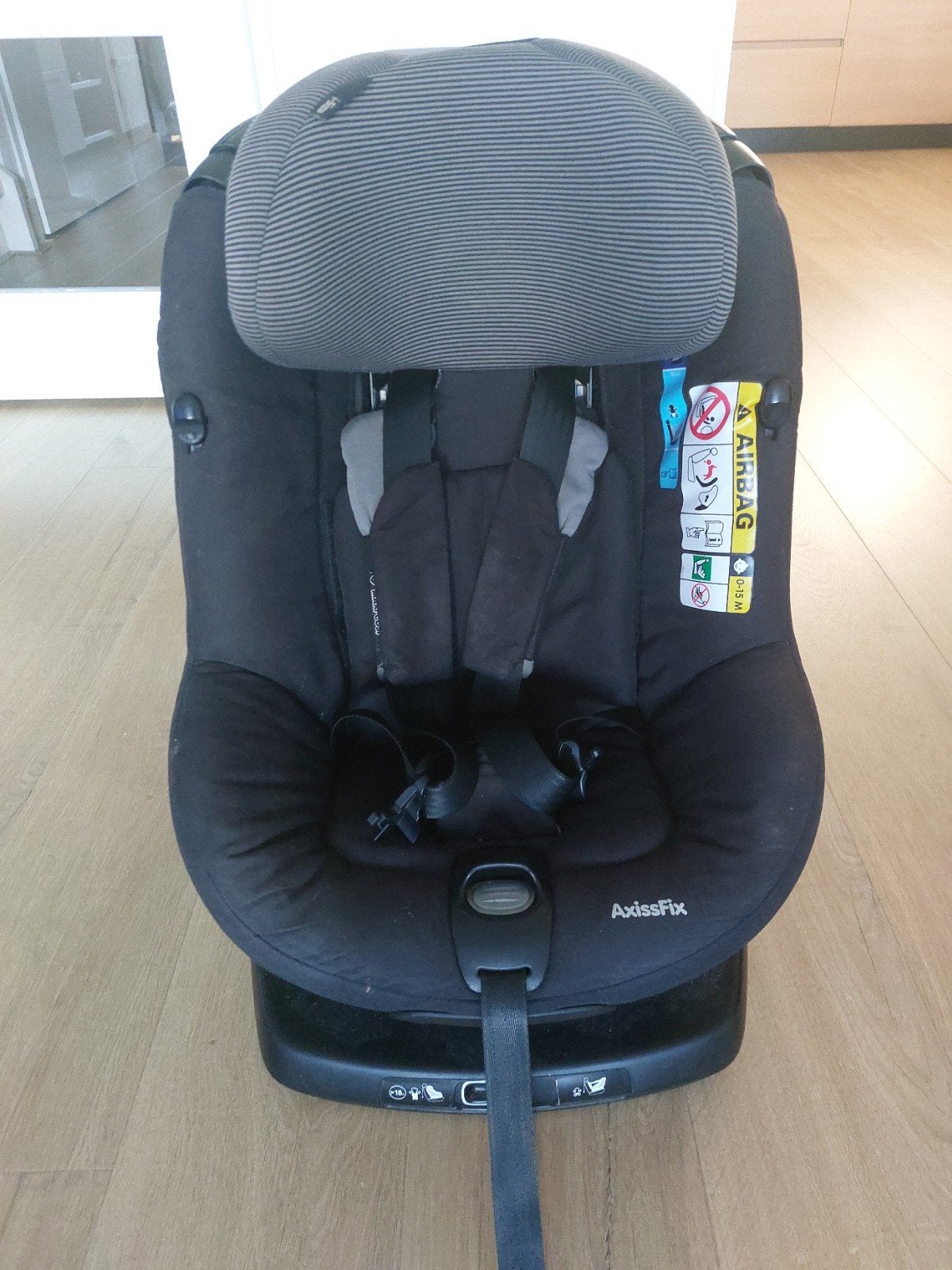 Maxi-Cosi AxissFix autostoel - Zwart, Isofix, Kinderen en Baby's, Autostoeltjes, Ophalen, Gebruikt, 9 t/m 18 kg, Isofix