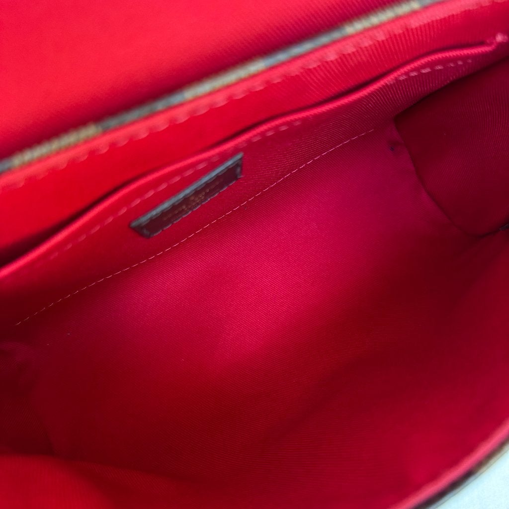 Louis Vuitton croisette damier ebene crossbody tas blokjes image 3