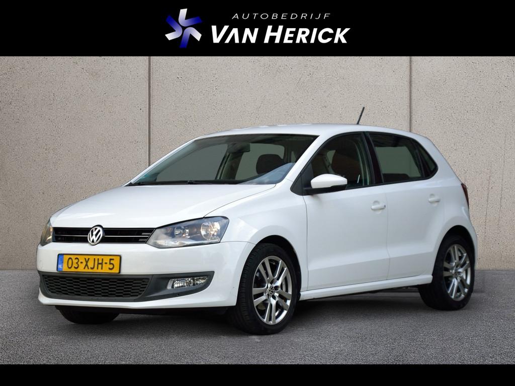 Volkswagen Polo 1.2 TSI 5 deurs | Airco | Cruise | Nette sta, Voorwielaandrijving, Euro 5, Stof, Zwart