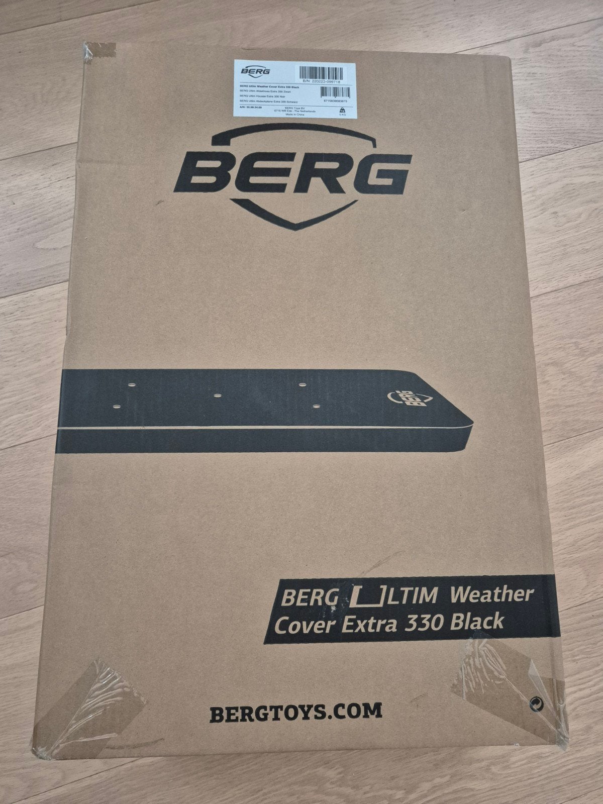 BERG Ultim Weather Cover Extra 330 Zwart, Ophalen, Nieuw