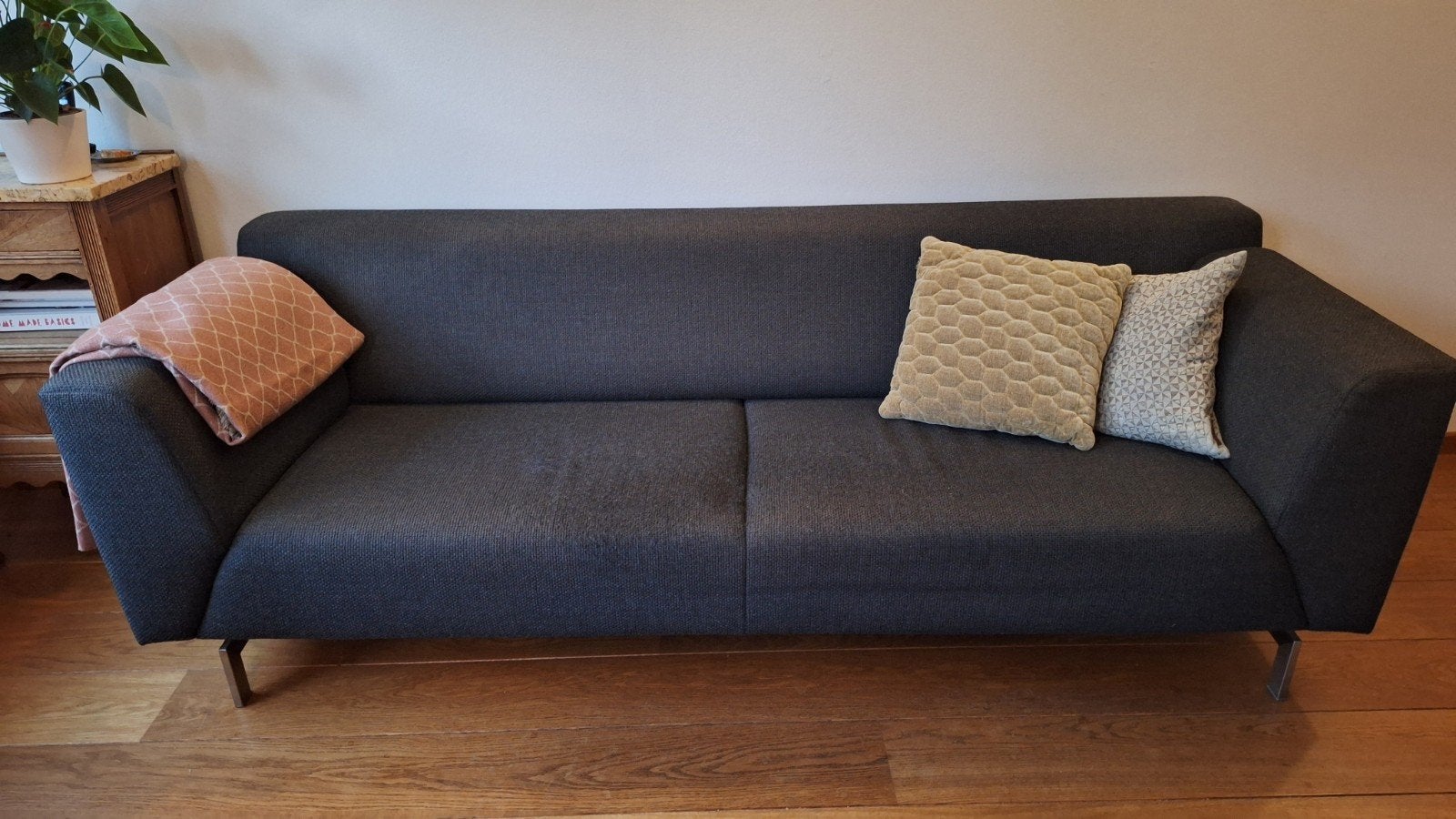Rolf Benz Linea 3-zitsbank, Ophalen, Gebruikt, Driepersoons, 75 tot 100 cm