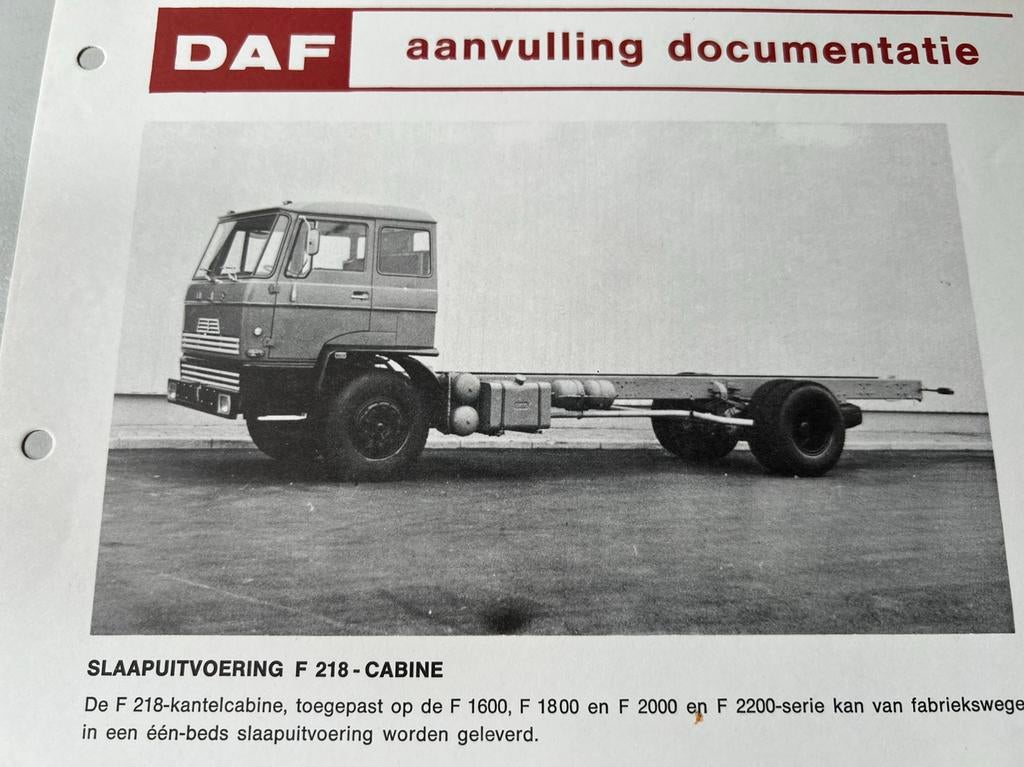 Daf kantel cabine uitvoering. F Serie., Verzamelen, Ophalen of Verzenden, Zo goed als nieuw, Auto's