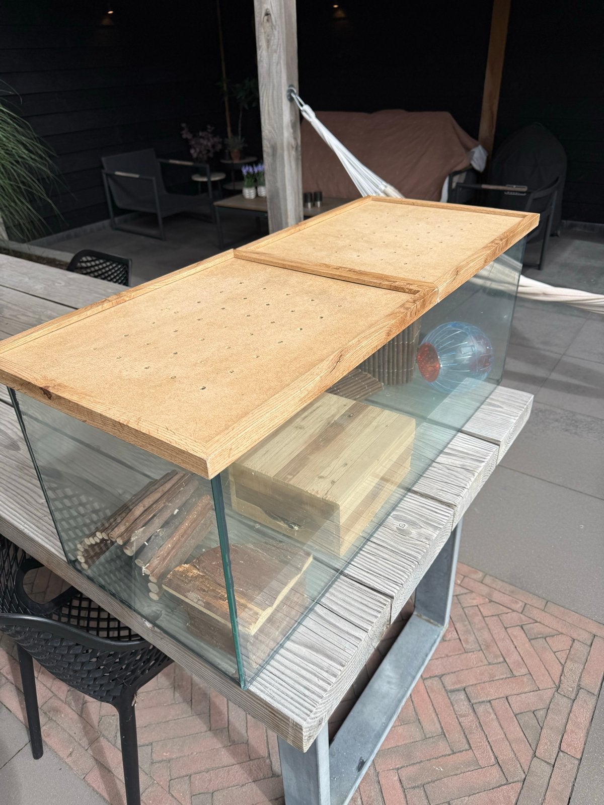 Terrarium hamster (en wat extra voor inrichting), Ophalen, Gebruikt, Overige typen