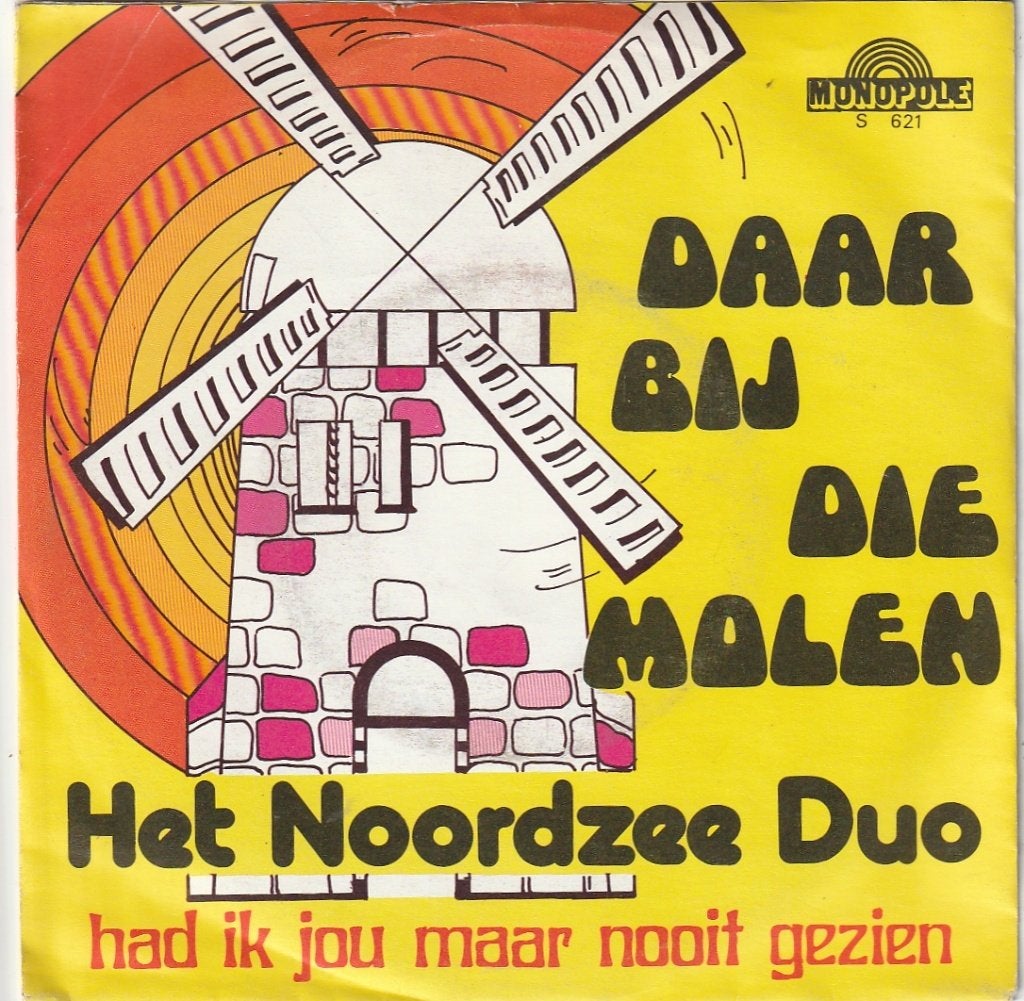 Noordzee duo - Daar  bij die molen - Nr  100, Ophalen, Gebruikt, 7 inch, Levenslied of Smartlap