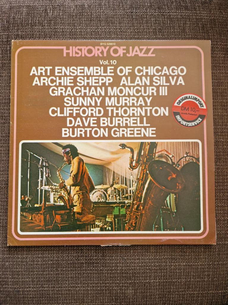 History of Jazz Vol. 10 - Diverse Artiesten LP, 1960 tot 1980, Gebruikt, Ophalen of Verzenden, 12 inch