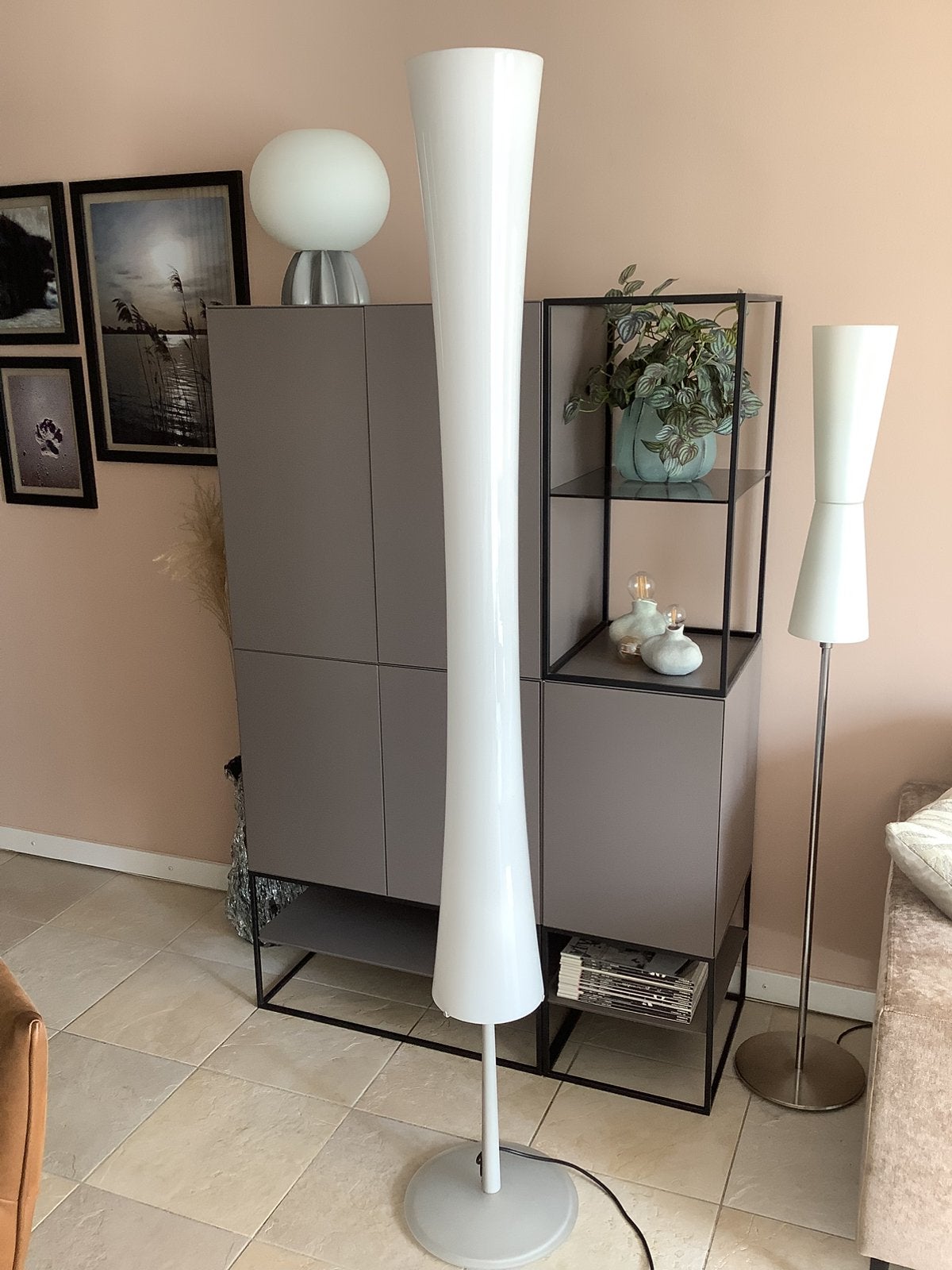 Mazzega sfinge murano glazen design vloerlamp, Ophalen, Zo goed als nieuw, 150 tot 200 cm