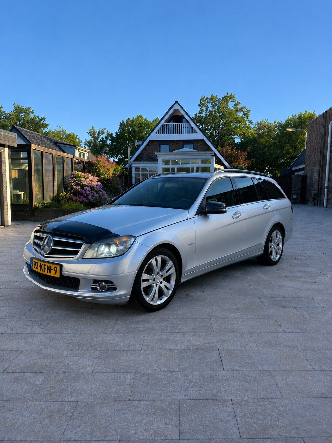 Mercedes-Benz C-Klasse 2.2 CDI C200 Estate AUT 2009 Grijs, Auto's, Mercedes-Benz, Automaat, 1800 kg, 4 cilinders, Origineel Nederlands