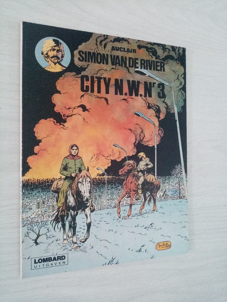 Simon van de rivier, Boeken, Stripboeken, Gelezen, Eén stripboek, Ophalen of Verzenden, Auclair