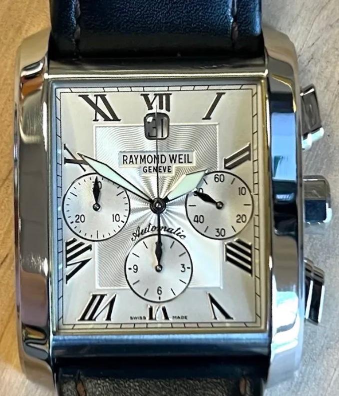 Raymond Weil don giovanni chronograph automatic, Overige merken, IOS, Ophalen of Verzenden, Zo goed als nieuw