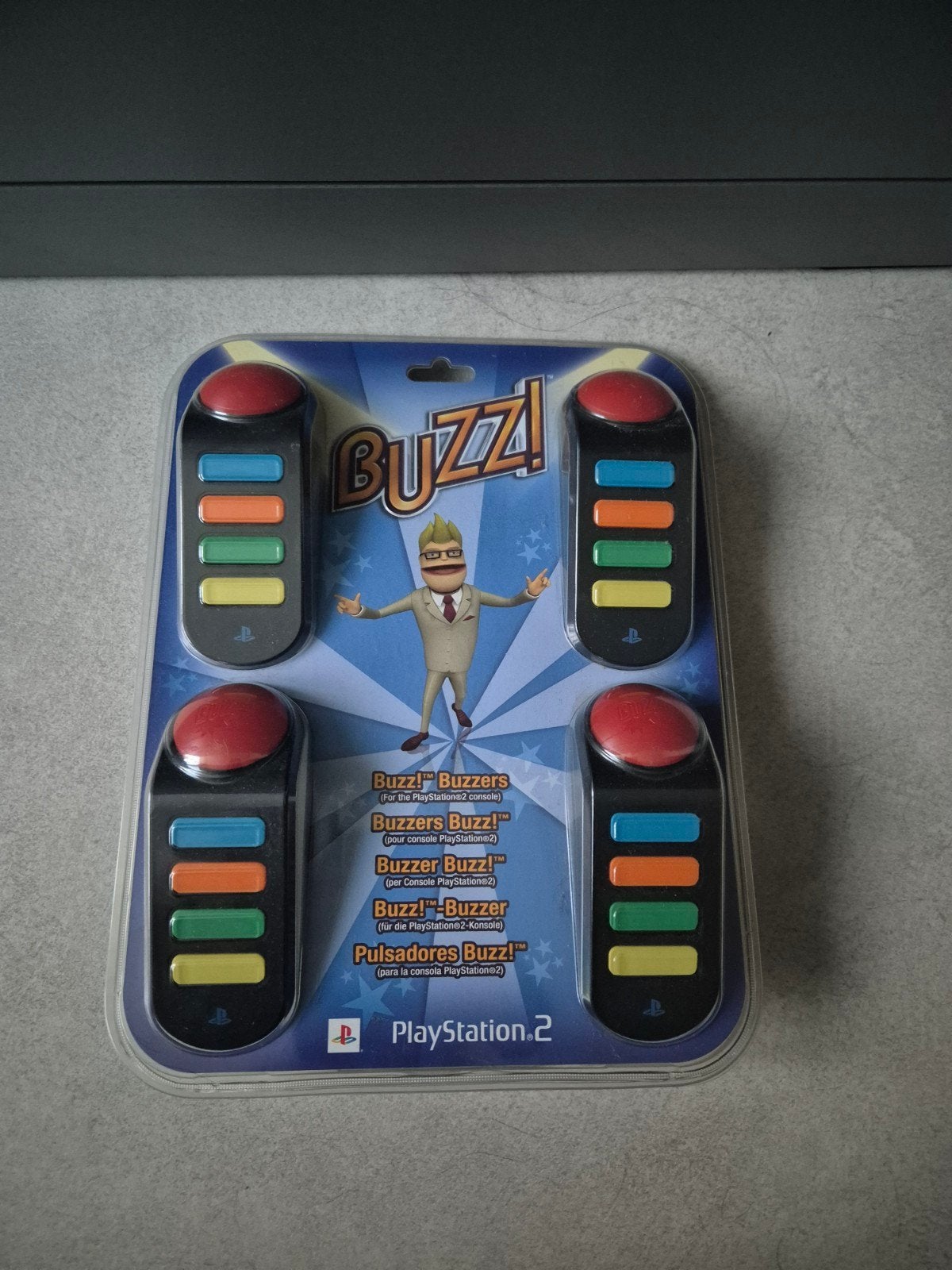 Buzz! Buzzers voor PlayStation 2 - Nieuw in verpakking, Ophalen of Verzenden, Nieuw, Zwart