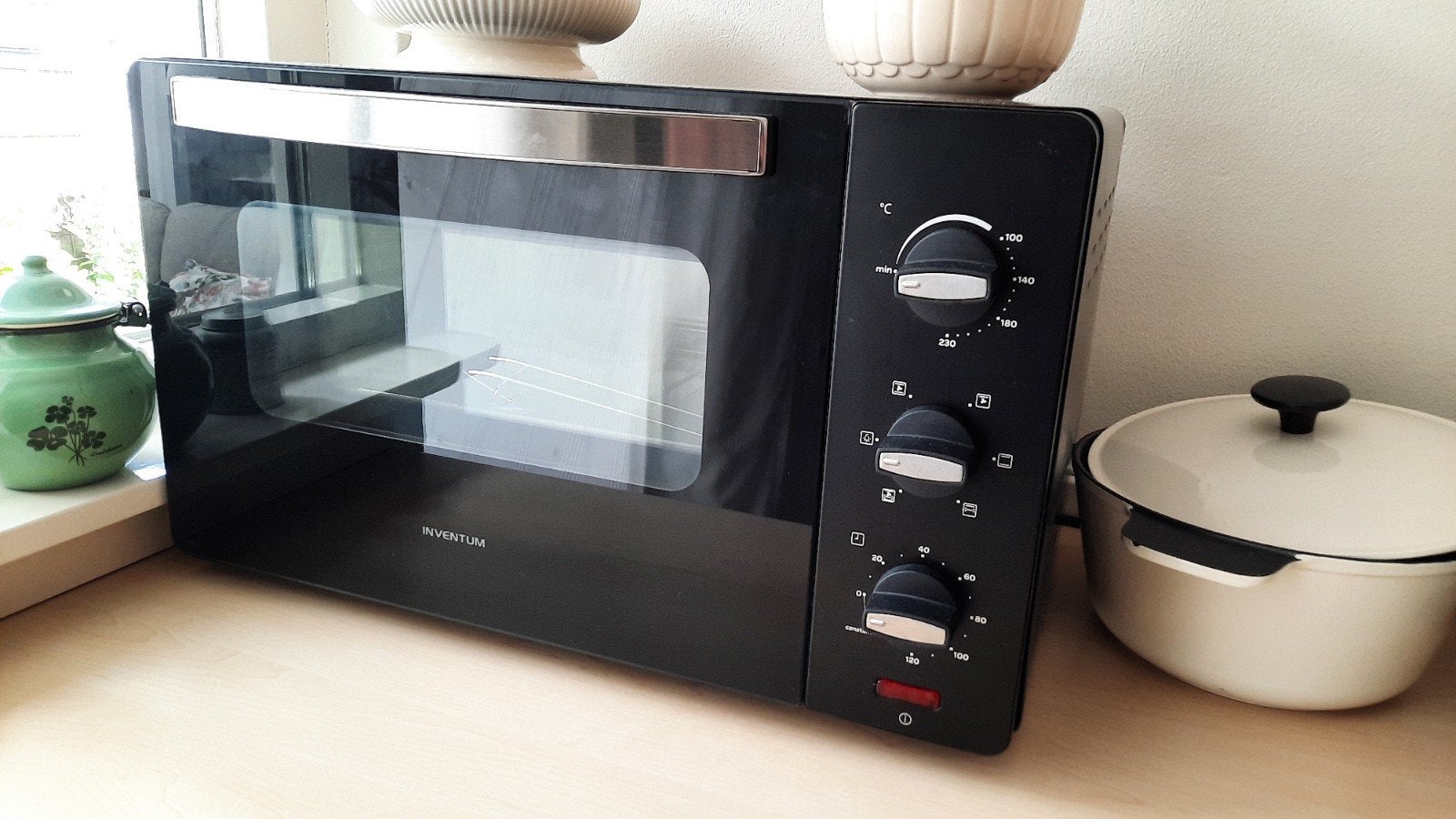 Z.g.a.n  Inventum Vrijstaande Oven met Grill en Hetelucht, Ophalen, Hete lucht, Inventum, Vrijstaand
