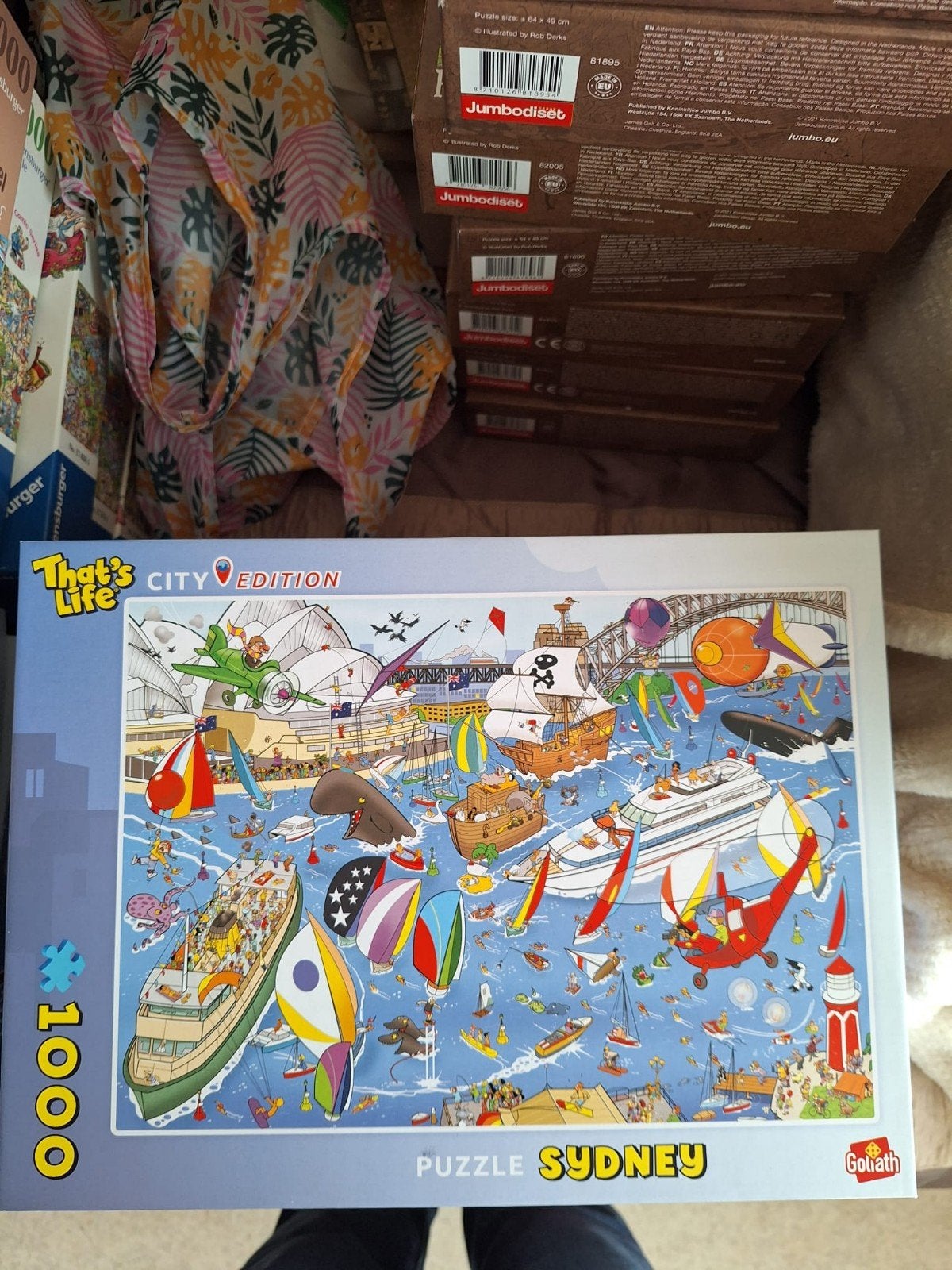 That's life puzzel 1000st City Edition, Ophalen, 500 t/m 1500 stukjes, Gebruikt, Legpuzzel
