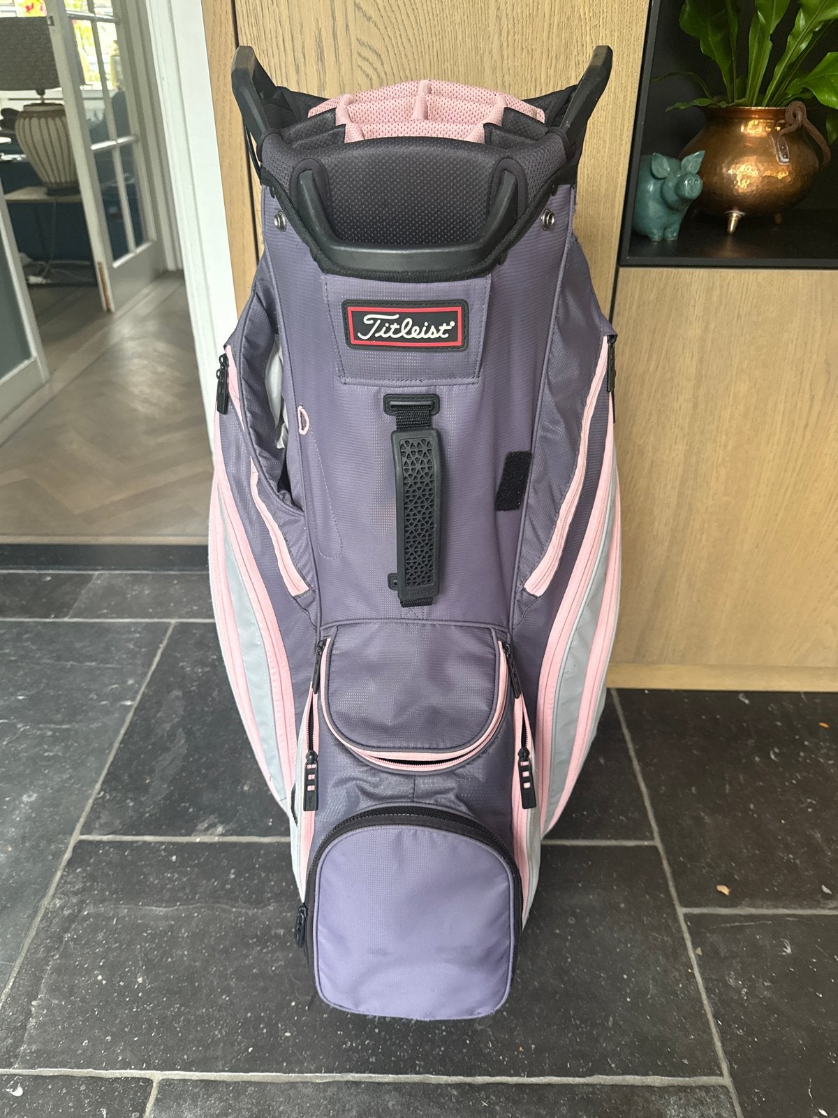 Titleist Cartbag - Grijs/Roze Golftas, Ophalen, Zo goed als nieuw, Tas
