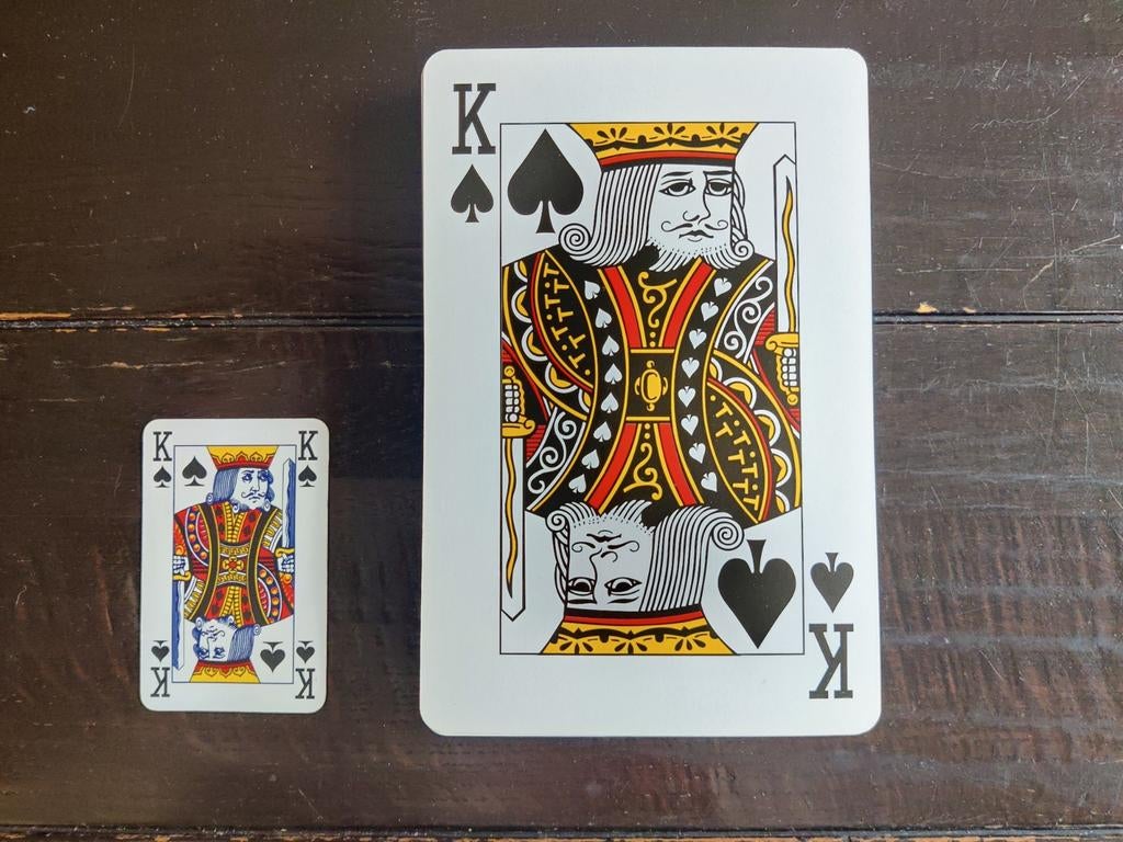 Stok kaarten groot formaat XL, Verzamelen, Speelkaarten, Jokers en Kwartetten, Ophalen of Verzenden, Nieuw, Speelkaart(en)