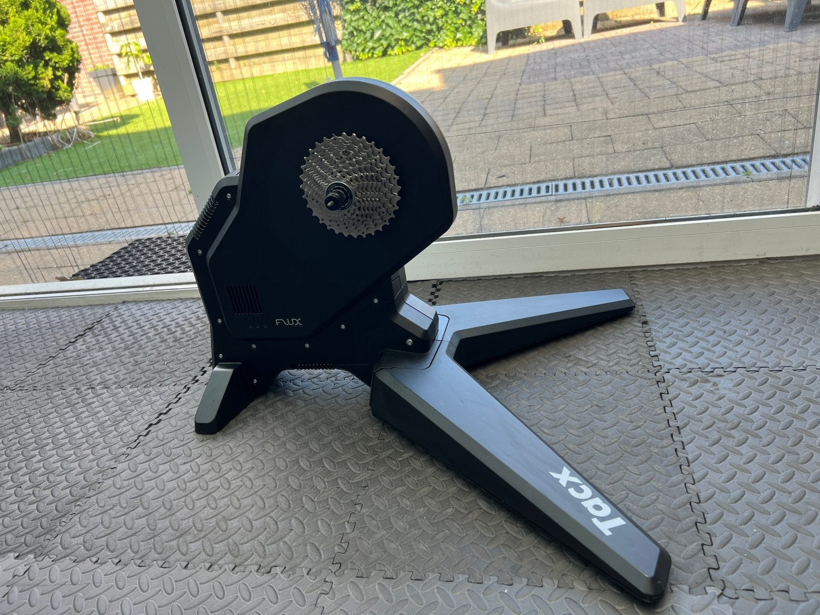 Tacx Flux Smart T2900 - Shimano CS-HG500-10 Cassette, Sport en Fitness, Wielrennen, Ophalen of Verzenden, Zo goed als nieuw, Overige typen
