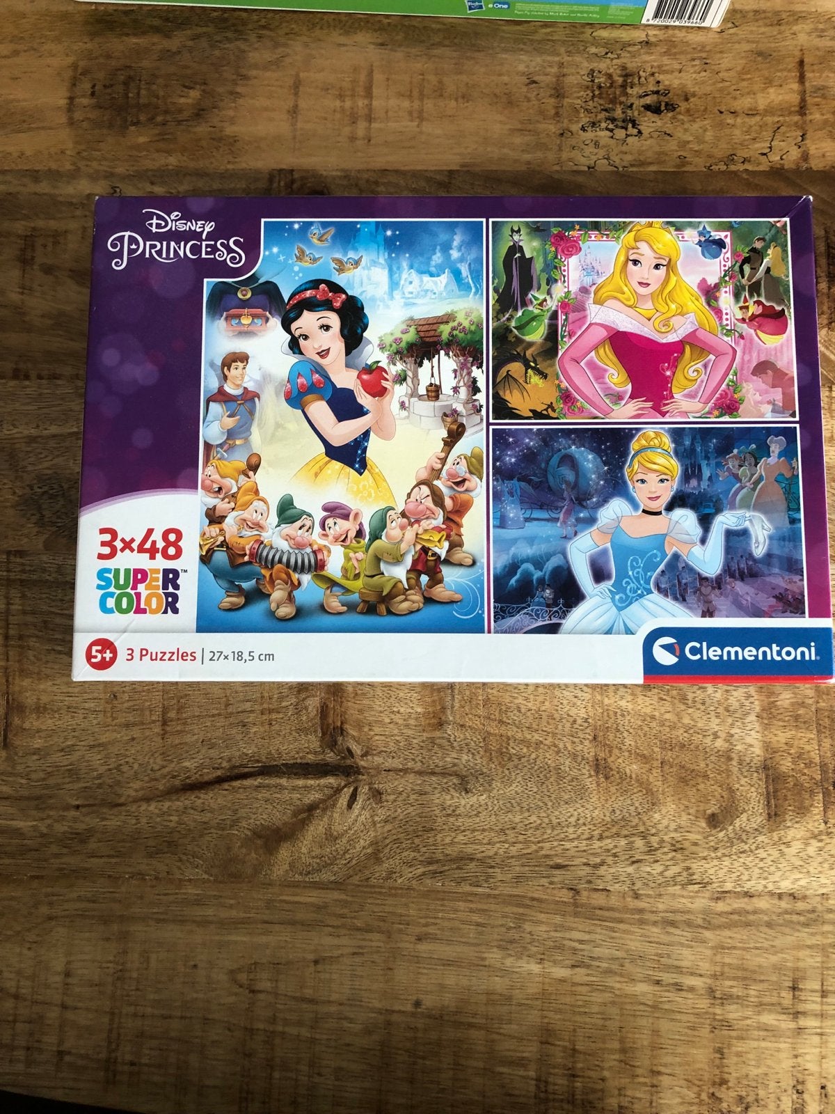 Disney Princess 3-in-1 Puzzelset - Sneeuwwitje, Aurora, Asse, Ophalen of Verzenden, 10 tot 50 stukjes, Zo goed als nieuw, 4 tot 6 jaar