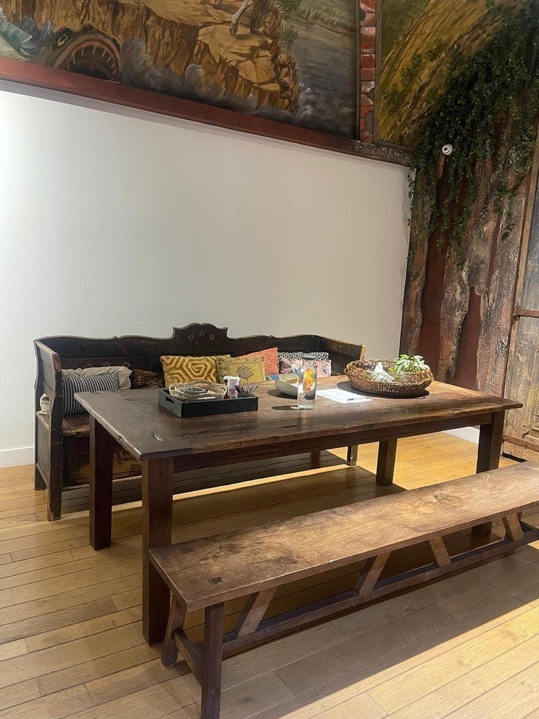 Teakhouten tafel, Ophalen, Gebruikt, Hout