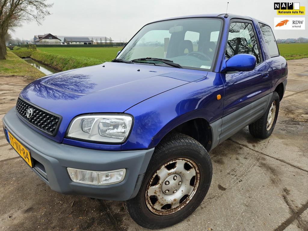Toyota FunCruiser RAV4 2.0i Hardtop/ 4x4 wheeldrive/ export, Auto's, 1998 cc, Gebruikt, 4 cilinders, Blauw
