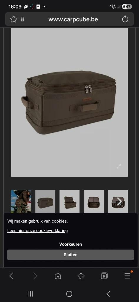 Fox explorer tas maat L, Watersport en Boten, Ophalen of Verzenden, Zo goed als nieuw, Overige typen