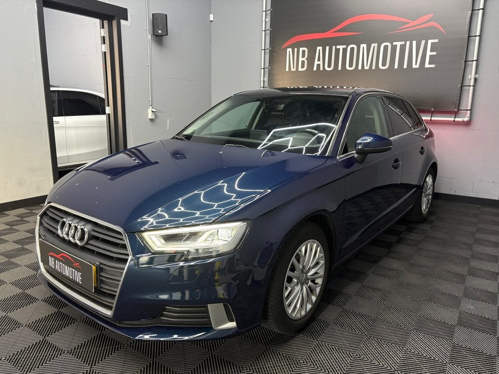 Audi A3 Sportback 1.0 TFSI Sport Lease Edition, Stof, Gebruikt, Blauw, 116 pk