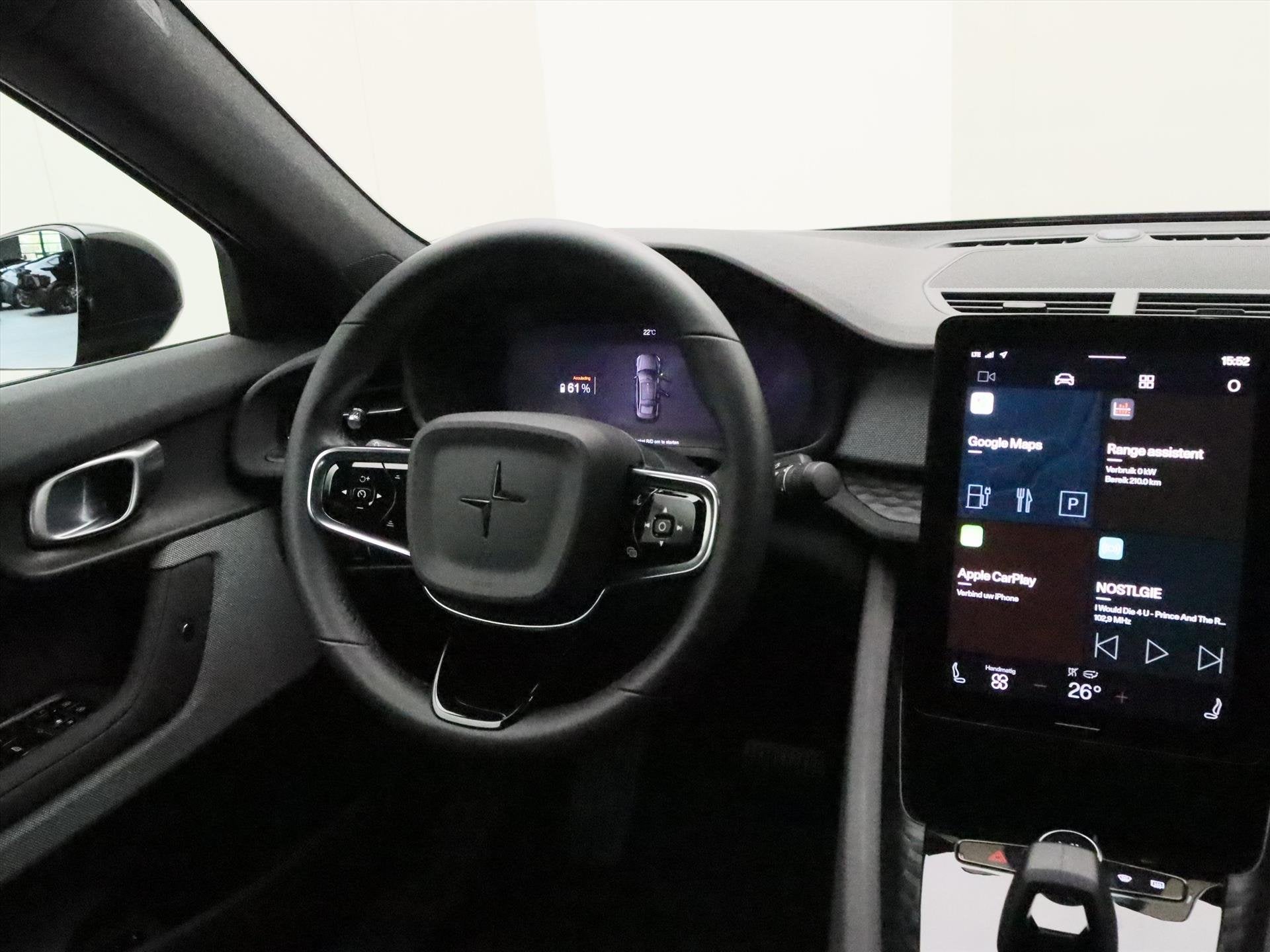 Polestar 2 165kW 64 kWh Standard Range Single Motor 95,47% S, Auto's, Stof, Gebruikt, Zwart, 405 min