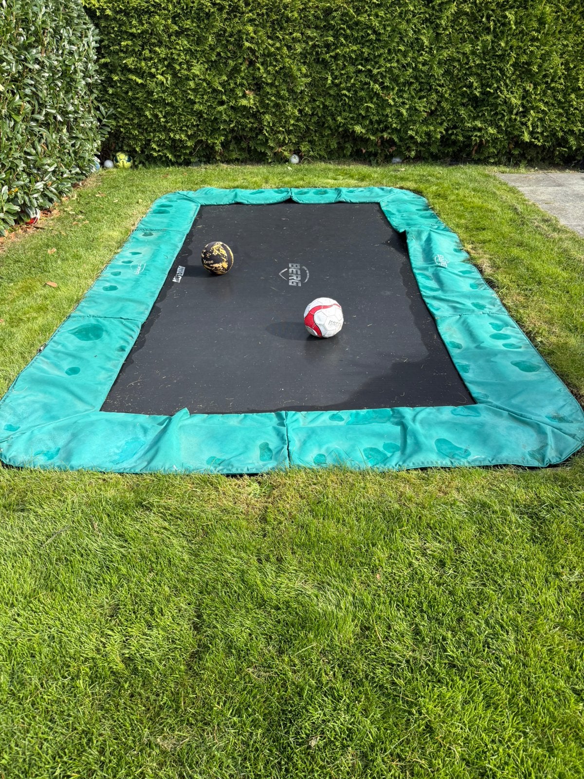 BERG Ultim Champion FlatGround 410 trampoline, Ophalen of Verzenden, Zo goed als nieuw