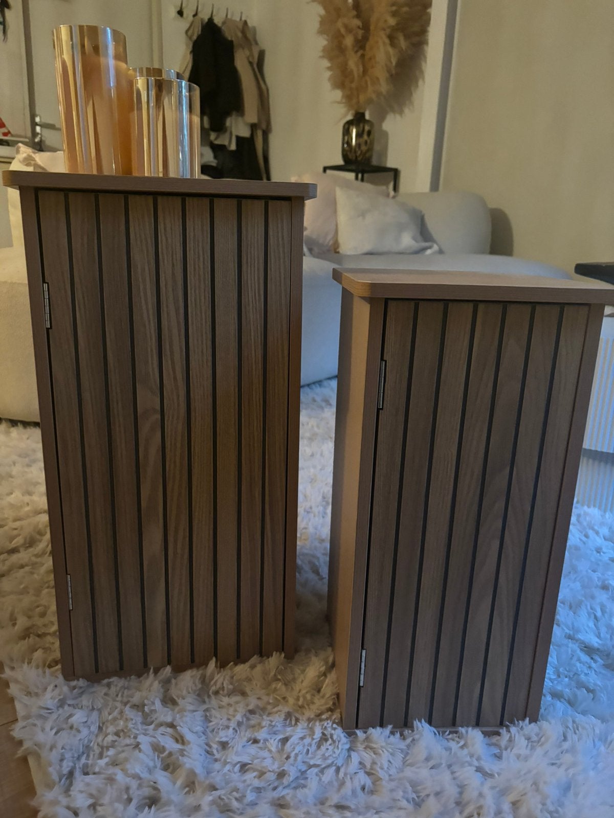 Bijzet tafel/kastjes met opbergruimte, Ophalen, Zo goed als nieuw