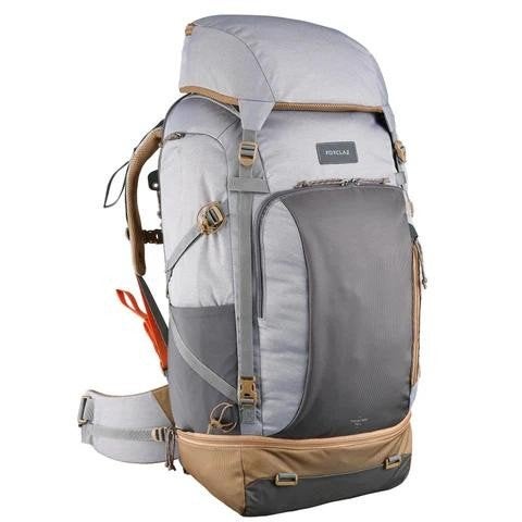 Forclaz 70 liter backpack Travel 900 EasyFit, Ophalen, Zo goed als nieuw, Grijs, 30 cm of meer