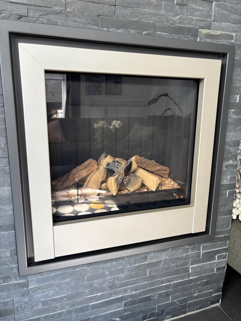 Inbouw Gashaard met Afstandsbediening, Ophalen, Gebruikt, Inbouwhaard, Gashaard