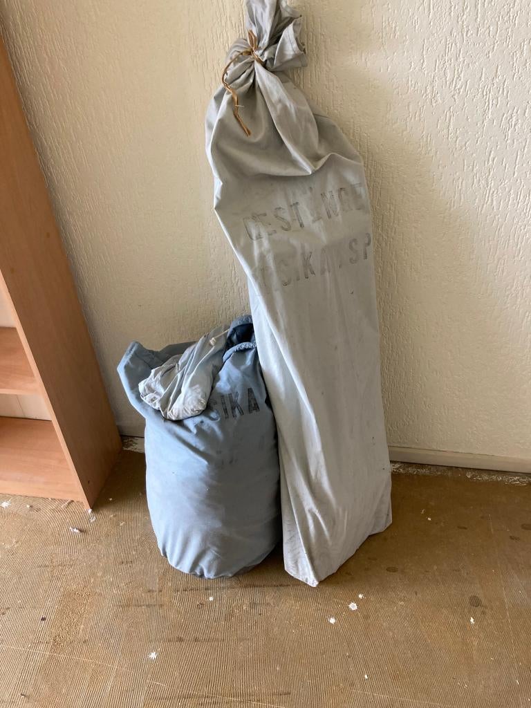 blauwe canvas tent Hypercamp Korsika Gestinge 1 SP, Caravans en Kamperen, Tenten, tot en met 2, Zo goed als nieuw, Ophalen