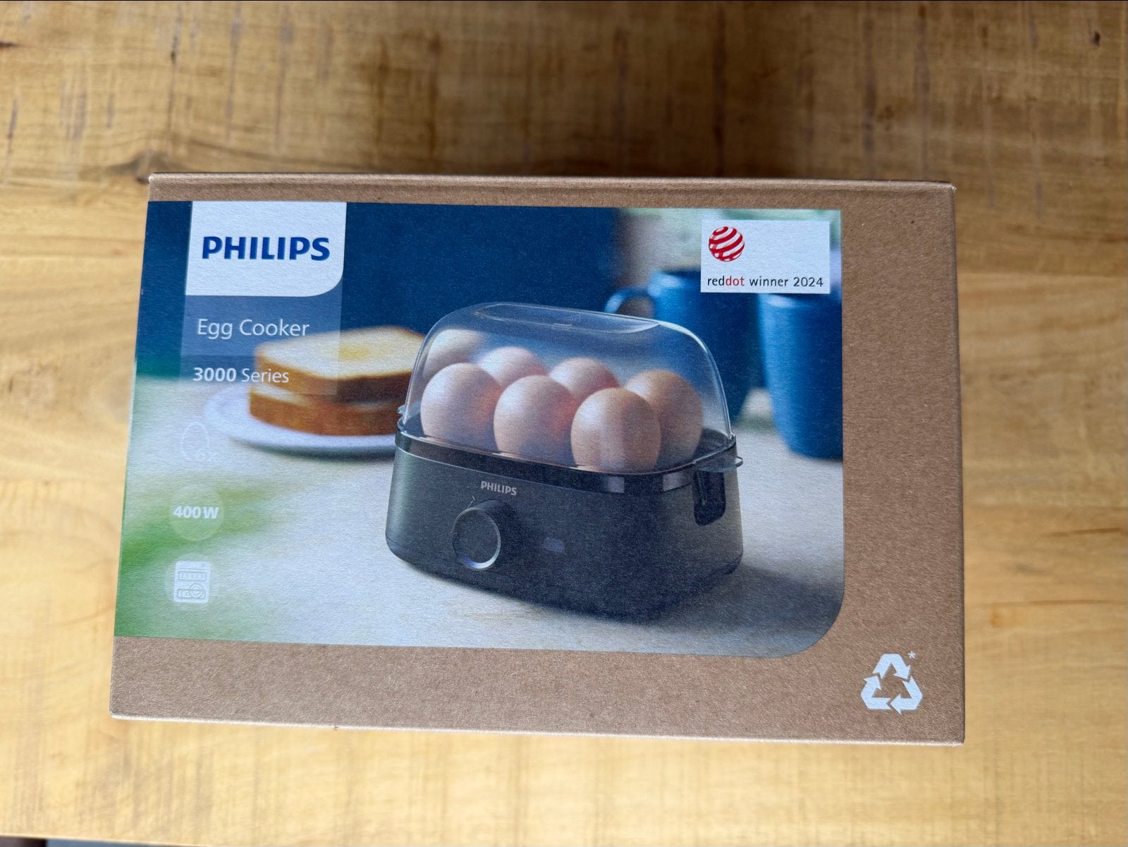 Philips eierkoker 3000 Series HD9137/90 - Nieuw in doos, Witgoed en Apparatuur, Ophalen of Verzenden, Nieuw
