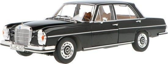 Mercedes Benz 280 SE 1968 Zwart Modelauto 1/18 Norev, Hobby en Vrije tijd, Modelauto's | 1:18, Auto, Norev, Ophalen of Verzenden
