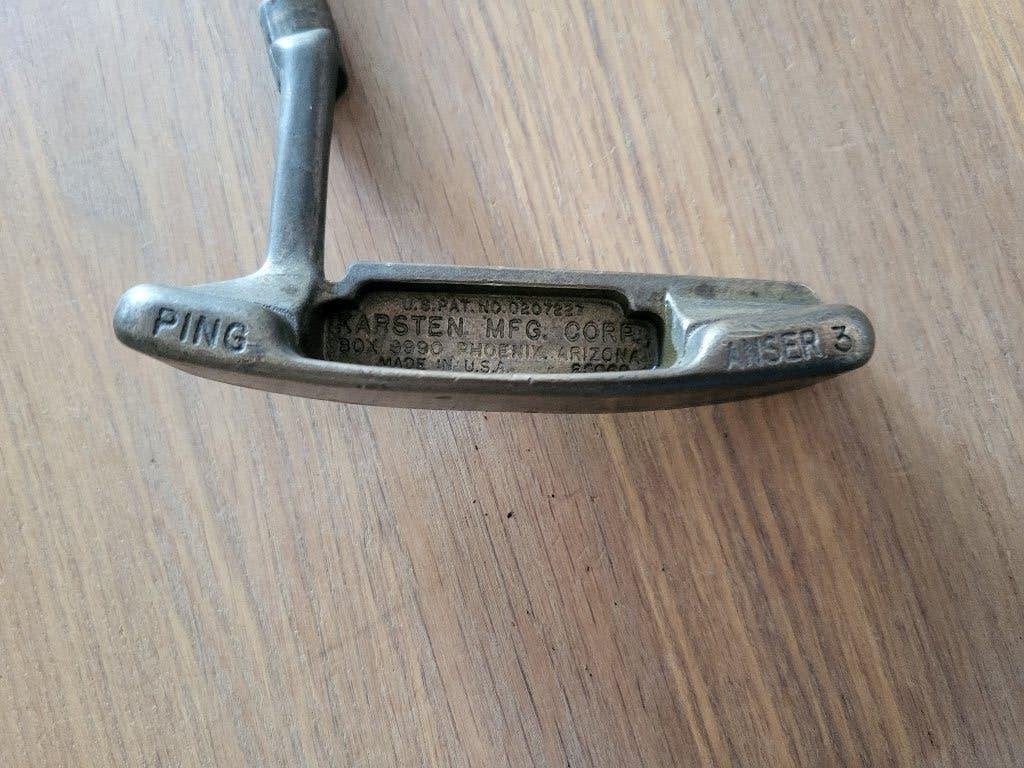 Vintage PING Anser 3 putter–Karsten Mfg USA–Manganese Bronze, Sport en Fitness, Ophalen, Gebruikt, Club, Ping
