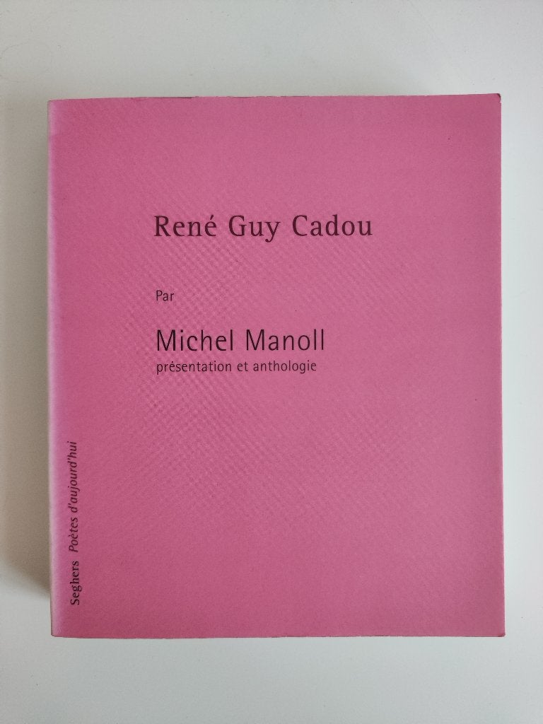 René Guy Cadou par Michel Manoll, Non-fictie, Ophalen of Verzenden, Michel Manoll, Zo goed als nieuw