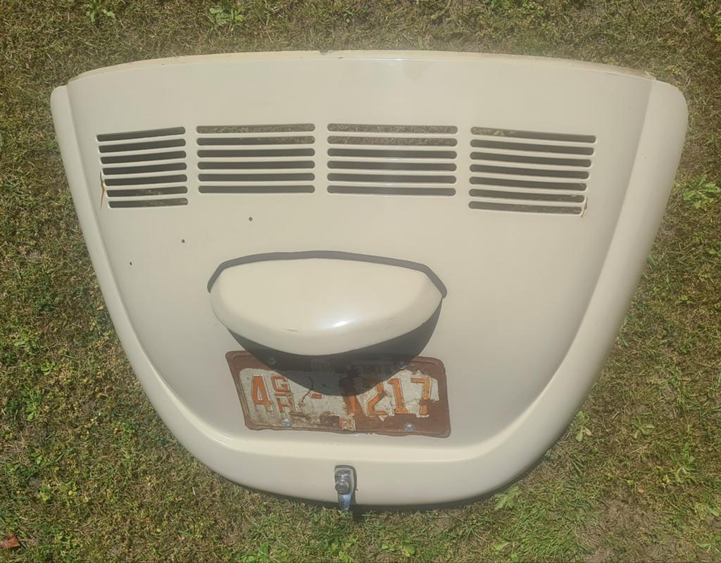 Vintage kofferbakdeksel van Volkwagen Beetle met verlichting, Ophalen