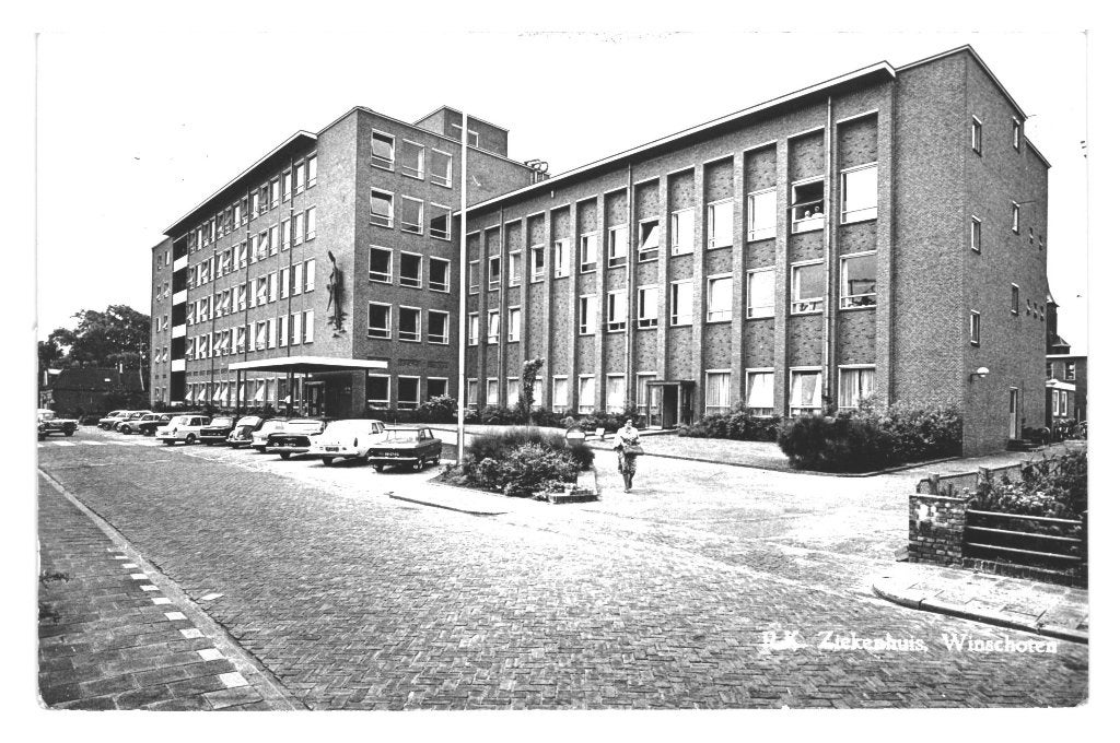 984244 Winschoten Groningen 1979 ziekenhuis Daf .Gelopen
