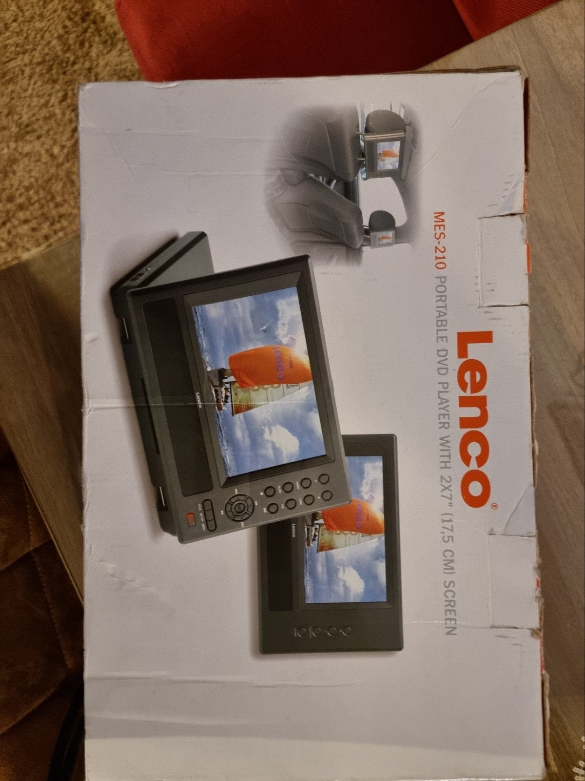 Auto portable dvd player met 27 inch., Ophalen of Verzenden