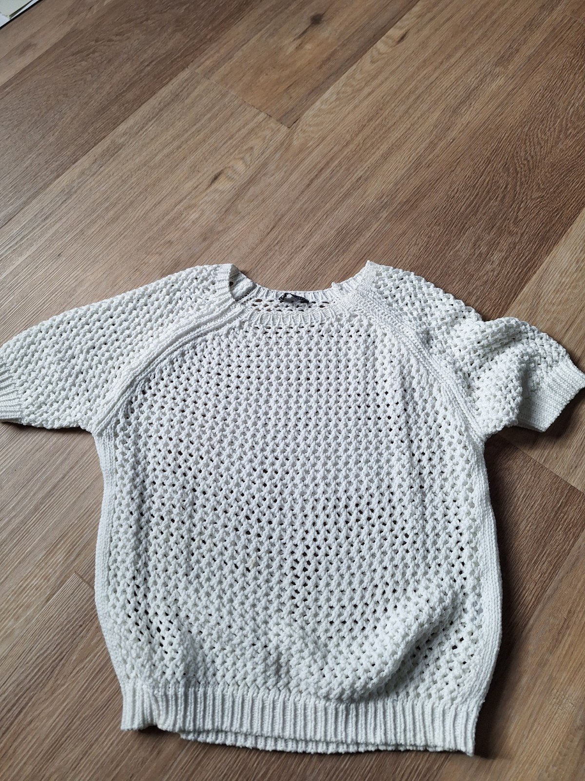 Witte gehaakte trui maat 42, norah, Wit, Maat 42/44 (L), Ophalen of Verzenden, Zo goed als nieuw