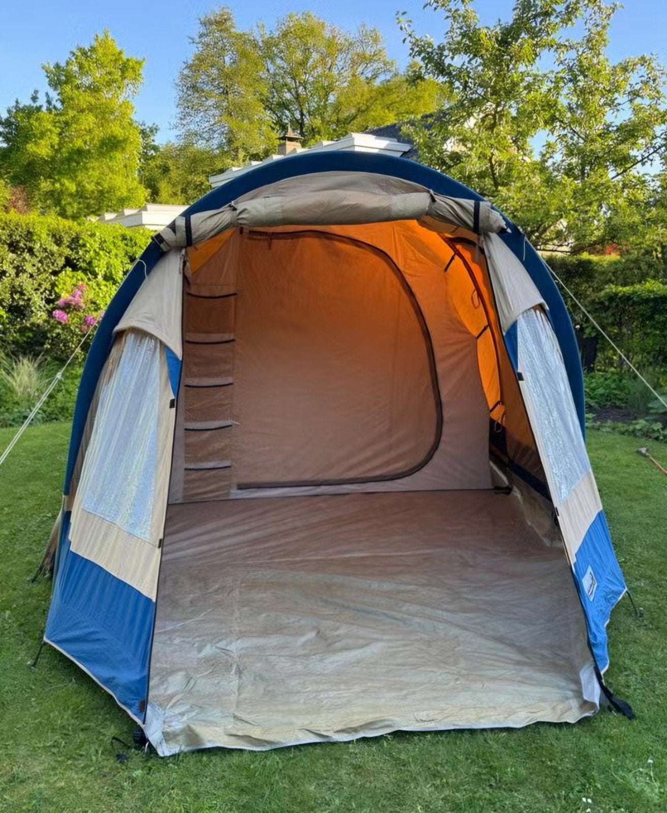 De Vrijbuiter Columbus 3 Tent met Luifel, Ophalen, Zo goed als nieuw, Tot en met 3